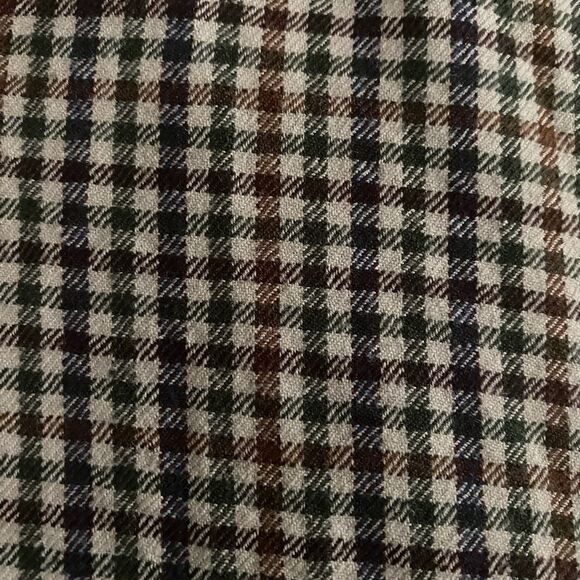 Pendleton Shirt XL Men’s Wool Houndstooth Plaid Brown Sir Button Vintage Fall - Picture 6 of 10